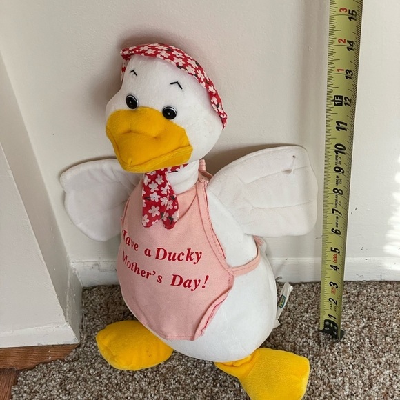Plush Duck With Quote “have a ducky Mother’s Day” - Picture 2 of 7